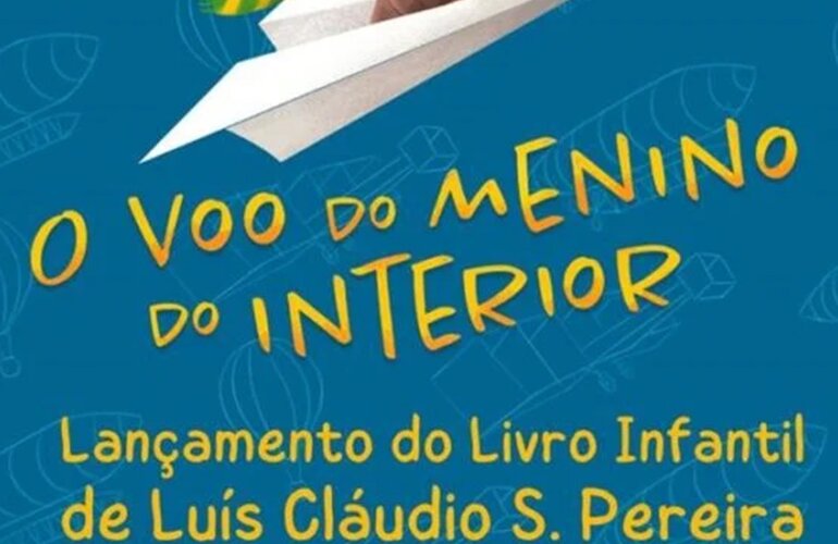 Livro “O Voo do Menino do Interior” é lançado em Dumont no dia 20 de julho